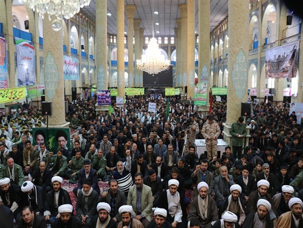 تجمع بزرگ و حماسی بسیجیان با عنوان «شکوه مقاومت و پایداری» در بناب برگزار شد + تصاویر