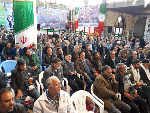 همایش رزمندگان هشت سال دفاع مقدس در شهرستان بن برگزار شد
