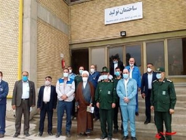فرمانده سپاه امام صادق(ع) از خط تولید شرکت سیمان دشتستان بازدید کرد