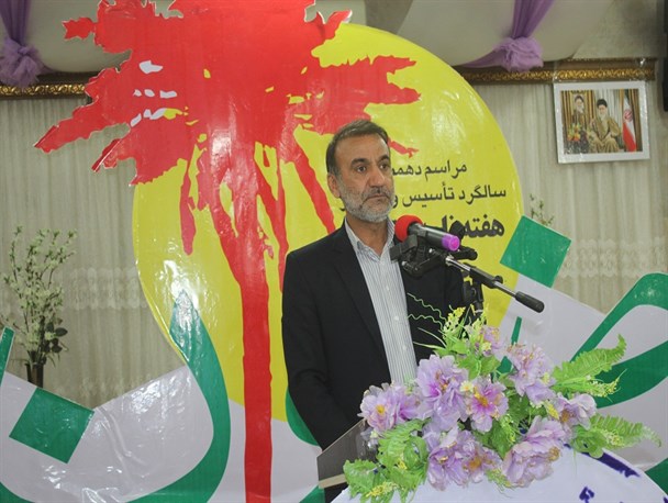 مراسم گرامیداشت دهمین سالروز تاسیس هفته نامه رضوان در شهر سوسنگرد برگزار شد