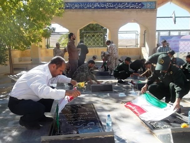 ساماندهی ۹ گلزار شهدا در شهرستان فارسان