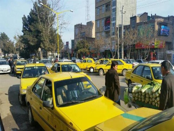 شهر در تسخیر تاکسی‌ها+عکس