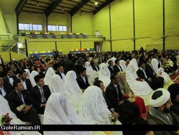 جشن ازدواج آسان 20 زوج جوان در شهرستان رامیان/گزارش تصویری