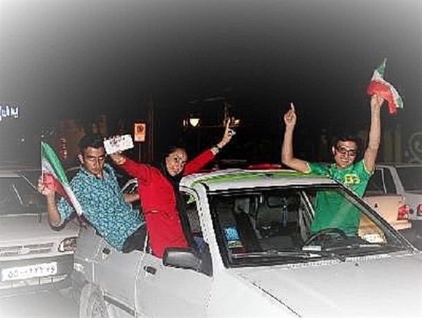 پایکوبی هواداران نامزدهای بهبهان در ایام فاطمیه