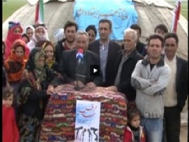عشایر شاهسون مغان درباره انتخابات 7 اسفند چه گفتند+فیلم