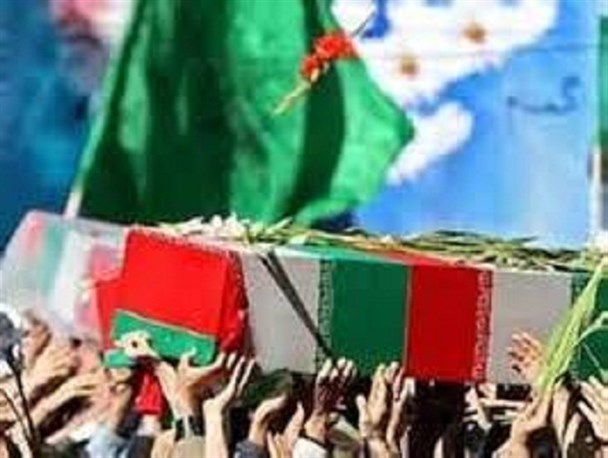 تشییع 4 شهید گمنام همزمان با شب شهادت حضرت فاطمه زهرا (س) در اردبیل
