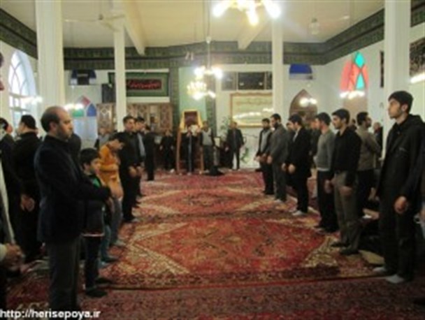 مراسم سوگواری شهادت حضرت فاطمه(س) در هریس برگزار شد+تصاویر