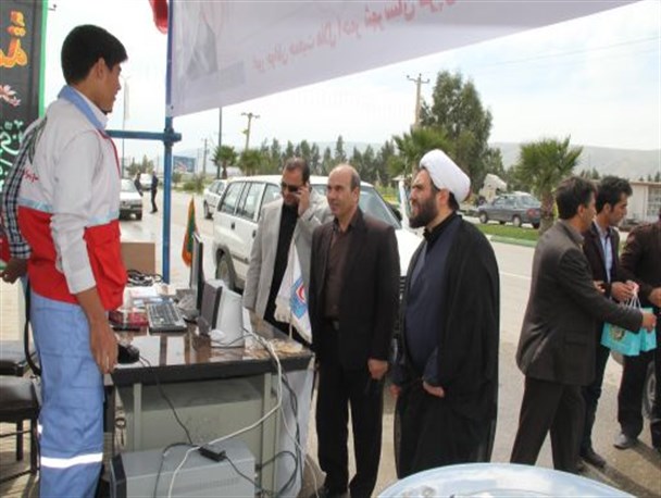 بازدید مسئولین سرپلذهاب از عملکرد ستاد استقبال مسافران نوروزی