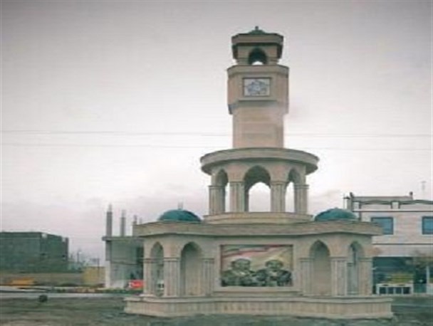 اتمام عملیات عمرانی نماد اصلی میدان امام خمینی جغتای+تصاویر