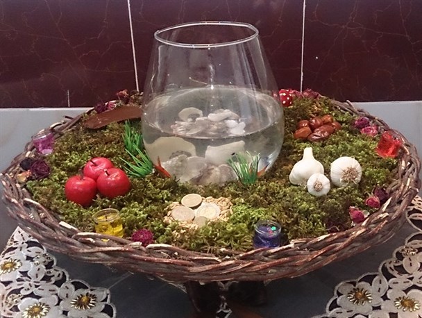 گزارش تصویری/سفره هفت سین مخاطبان شیروانی