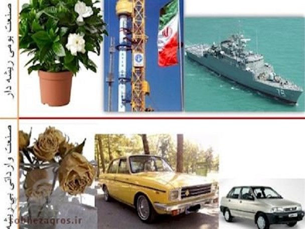 پوستر های مقایسه اقتصاد مقاومتی و اقتصاد عاریتی+تصاویر