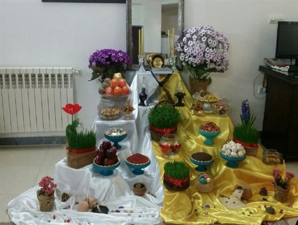 سفره هفت سین بیمارستانهای اردبیل + تصاویر