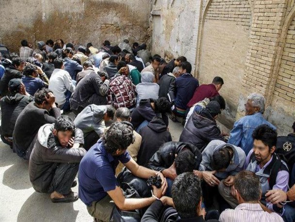 جمع آوری ۵۹۷ معتاد متجاهر در مناطق آلوده البرز