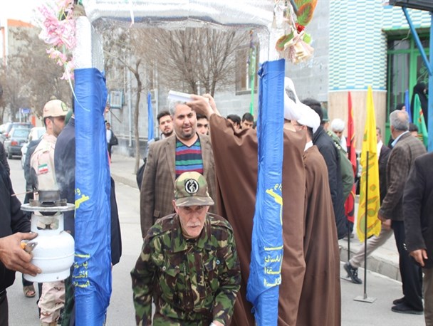 اعزام بسیجیان پلدشت به سرزمین های نور+تصاویر