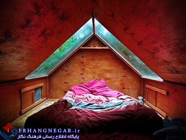 طراحی جالب برای طبقه زیر شیروانی+تصاویر