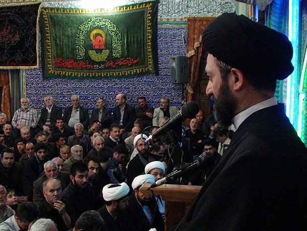 مراسم سالروز شهادت حضرت زینب (س) در مسجد جمعه خلخال+تصاویر
