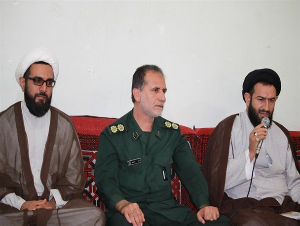 جمعی از پاسداران سپاه باغملک با امام جمعه شهرستان دیدار کردند+تصاویر