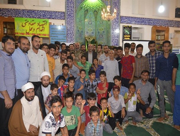 پایان مراسم معنوی اعتکاف در مسجد جامع ابوموسی+تصاویر