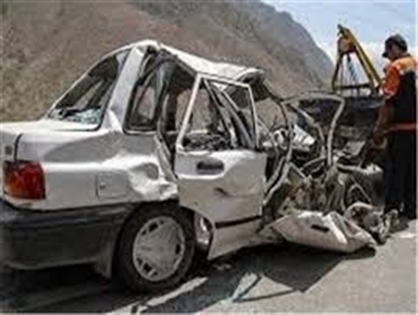 کشته شدن 5 نفر در تصادف پراید با پژو در مسیر هزارجریب نکا