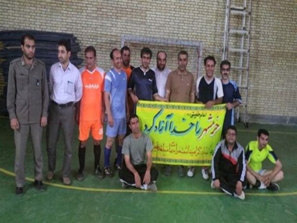 مسابقه فوتسال بین منتخب آموزش وپرورش و ادارات بخش حمیل برگزار شد