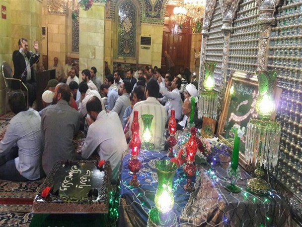 جشن میلاد حضرت رقیه(س) در حرم بانوی سه ساله برگزار شد+تصاویر