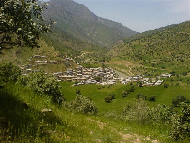 دلمرز، روستایی در کُردستان که در قدیم محلی برای استراحت و اتراق کاروان های تجارتی بود+ عکس