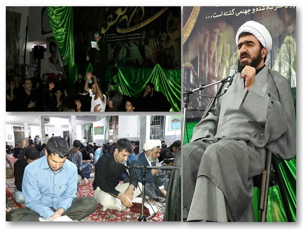 مراسم احیای شب قدر در چناران برگزار شد