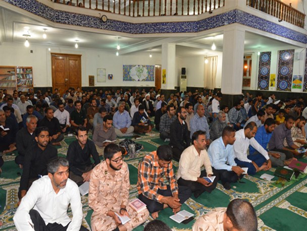 آئین احیای اولین شب قدر در ابوموسی برگزار شد+تصاویر