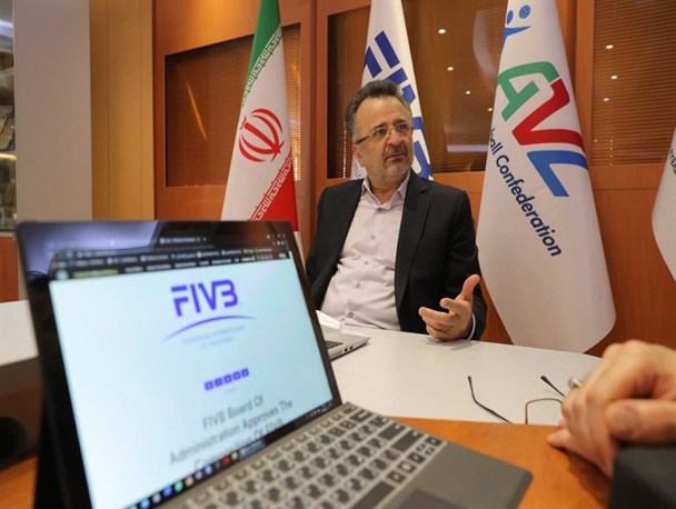 حضور داورزنی در جلسه هیات رئیسه والیبال آسیا