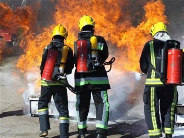 حریق در شهرک چرم‌سازی بویین زهرا