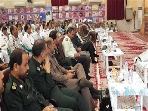 همایش بزرگ سیاسی نیروهای مسلح استان بوشهر برگزار شد + تصاویر