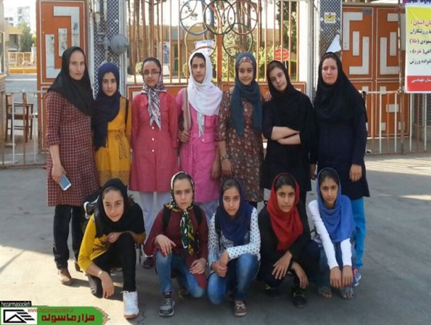 بانوان نونهال والیبالیست شهرستان پاوه به مقام سوم استان دست یافتند