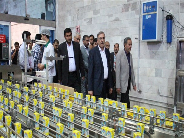 بازدید«بانک» از شرکت بستنی و لبنیات میهن در اسلامشهر+تصاویر