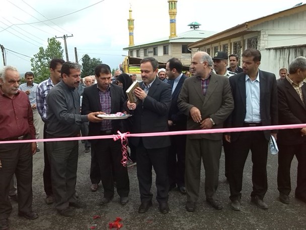 بهره برداری از طرح هادی روستایی در بخش رحیم آباد