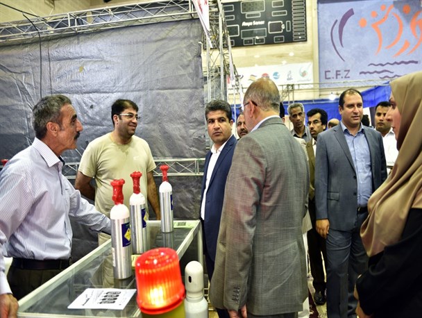 نمایشگاه توانمندی ‌های ۲۰ شرکت تولیدی درمنطقه آزاد چابهار گشایش یافت