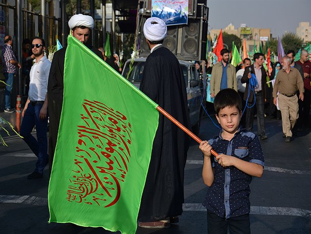 کاروان شادی غدیر در شاهین‌شهر به حرکت در می‌آید