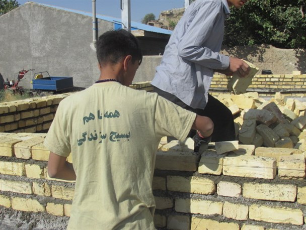 اردوی جهادی گروه شهدای تفرش در روستای زرجین