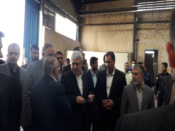 واحد دیبا صنعت مروارید باختر مستقر در شهرک صنعتی کاسپین افتتاح شد