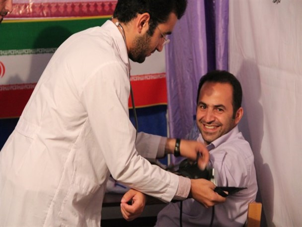 غرفه غربال‌گری بسیج دانشجویی در نمایشگاه دفاع مقدس