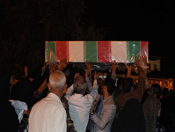 شب وداع با دو شهید گمنام دفاع مقدس