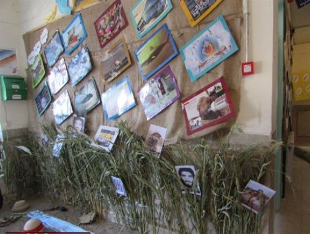 برپایی نمایشگاه دفاع مقدس در شهرستان میرجاوه