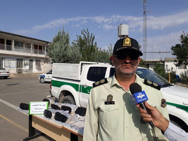 بیش از 77 کیلو گرم مواد مخدر تریاک در آق قلا کشف شد + تصاویر