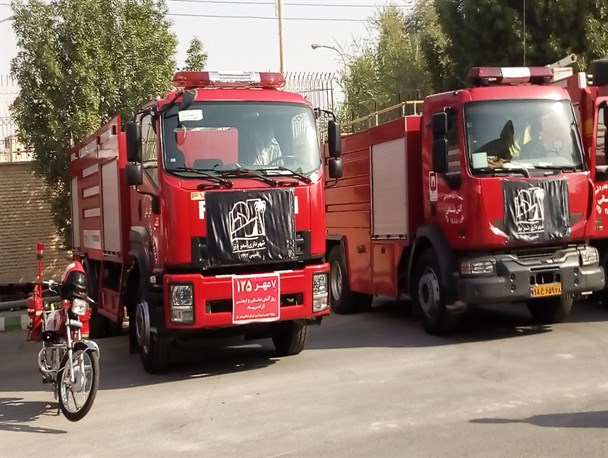 مراسم تجلیل از آتش نشانان دیری برگزار شد