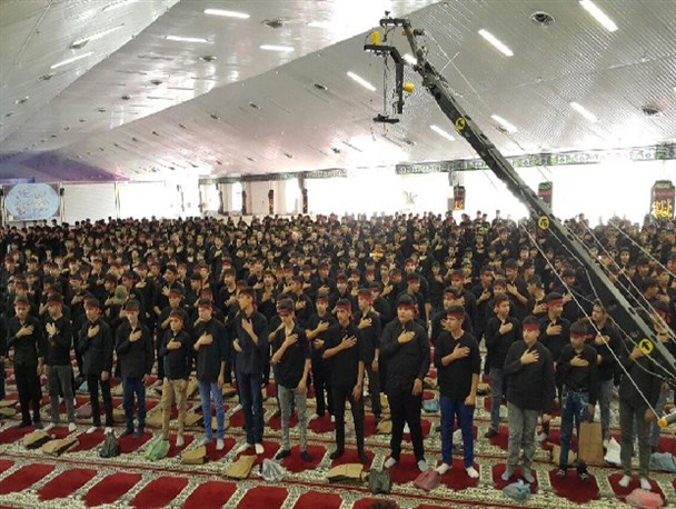 حضور پرشور جوانان نهاوندی در سوگواره " احلی من العسل " + تصاویر