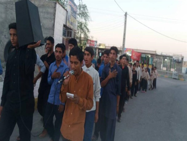 تجدید پیمان نوجوانان بشاگردی با حضرت قاسم(ع) در مراسم «احلی من العسل»