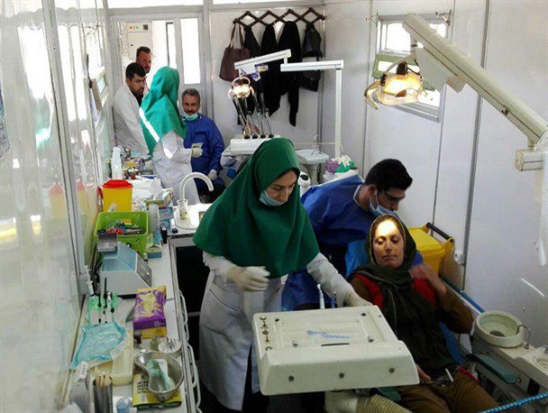 اکیپ امدادی، درمانی و دندانپزشکی امام علی(ع) در روستای آغ بلاغ اشنویه مستقر شد
