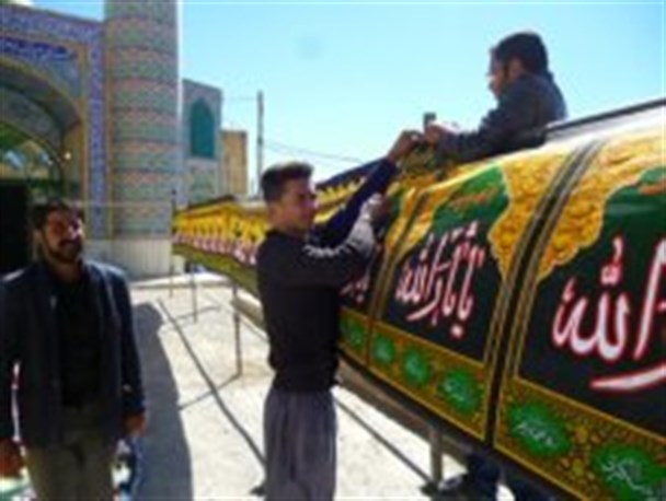 تصاویر برپایی خیمه عزا شهر سی سخت استان کهکیلویه و بویر احمد