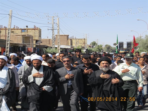 استقبال از کاروان امام حسین (ع) در شهرستان ریگان + تصویر