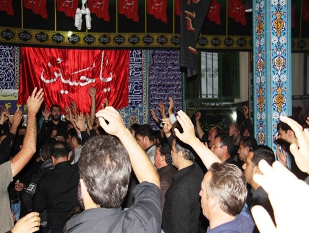 عکس/ عزاداری سوم امام حسین(ع) در هریسان ساوه