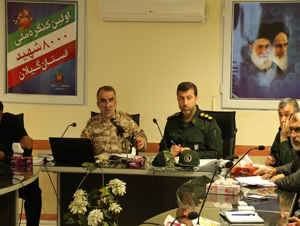 برگزاری کارگروه های اجرایی سپاه با حضور معاون هماهنگ کننده سپاه قدس گیلان +تصاویر